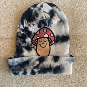aLab tie dye Mushroom Beanie